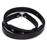 DIESEL BRACELET LETHER DX0971040 BLACK ディーゼル ブレスレット レザー 2重巻き アクセサリー ブレス 腕輪 おしゃれ メンズ ブラック