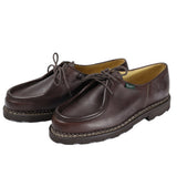 Paraboot MICHAEL SHOES MENS 7156 12 EU40.5 41 41.5 42 42.5 43 43.5 DARK BROWN パラブーツ ミカエル チロリアン ブーツ ワラビー 靴 ローカット ビジネス シューズ カジュアル メンズ ダークブラウン