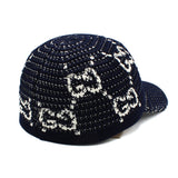 GUCCI BASEBALL CAP 747331 4HAY7 4000 NAVY M L グッチ ベースボール キャップ 帽子 GG モノグラム ブランド おしゃれ メンズ レディース ネイビー
