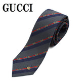 GUCCI TIE NECKTIE 765041 4EABA 1474 D.GREY グッチ ネクタイ ホースビット GG ロゴ シルク ジャカード ブランド おしゃれ お祝い メンズ ダークグレー