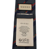 GUCCI TIE NECKTIE 765041 4EABA 1474 D.GREY グッチ ネクタイ ホースビット GG ロゴ シルク ジャカード ブランド おしゃれ お祝い メンズ ダークグレー
