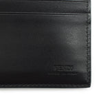 FENDI CLASSIC BILFOLD FF DIAGONAL WALLET 7M0169 AP1T F0GXN BLACK フェンディ 2つ折り 財布 ウォレット レザー メンズ ブラック
