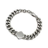 EMPORIO ARMANI BRACERET EGS3132040 SILVER エンポリオ アルマーニ ブレスレット アクセサリー おしゃれ メンズ シルバー