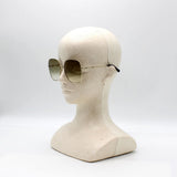 日本正規品 GUCCI SUNGLASSES GG0879S 002 BROWN GOLD グッチ サングラス ノーズパッド 眼鏡 UVカット メンズ レディース ブラウン ゴールド