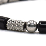 DIESEL BRACERET DX1311040 SILVER BLACK ディーゼル ブレスレット アクセサリー ブレス 腕輪 おしゃれ メンズ レディース シルバー ブラック