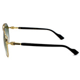 日本正規品 GUCCI SUNGLASSES GG1220S 004 GREEN GOLD グッチ サングラス ノーズパッド 眼鏡 UVカット メンズ レディース グリーン ゴールド