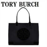 TORY BURCH ELLA TOTE BAG 90479001 BLACK トリーバーチ エラ トートバッグ ダブルT ロゴ パテント ナイロン レディース ブラック
