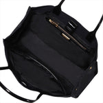 TORY BURCH ELLA TOTE BAG 90479001 BLACK トリーバーチ エラ トートバッグ ダブルT ロゴ パテント ナイロン レディース ブラック