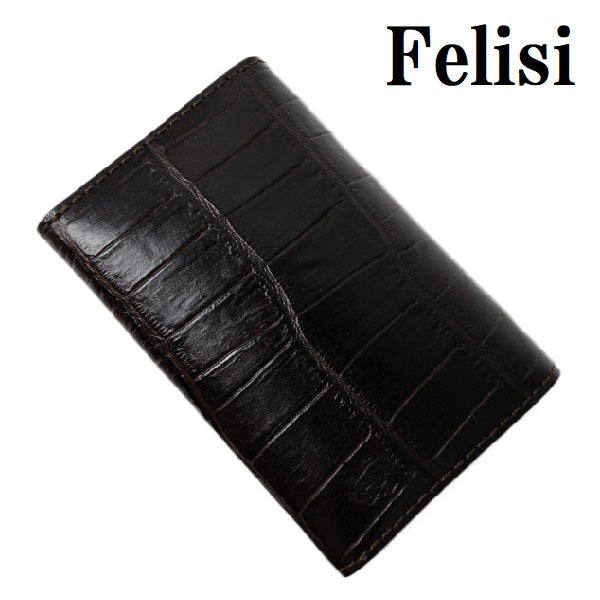 Felisi CARD CASE HOLDER 909 SA 002 D.BROWN フェリージ カードケース ...