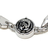 DIESEL BRACELET DX0847040 BLACK ディーゼル ブレスレット アクセサリー ブレス 腕輪 おしゃれ メンズ レディース ブラック
