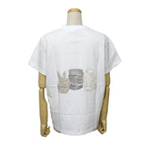 GANNI A1050029 151 BRIGHT WHITE XS S M L ガニー Tシャツ 半袖 ロゴ プリント おしゃれ ウィメンズ レディース ブライト ホワイト