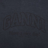 GANNI A1050057 252 PHANTOM XS S M L XL ガニー Tシャツ 半袖 ロゴ プリント おしゃれ ウィメンズ レディース ファントム