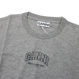 GANNI A1050057 920 PALOMA XS S M L XL ガニー Tシャツ 半袖 ロゴ プリント おしゃれ ウィメンズ レディース パロマ