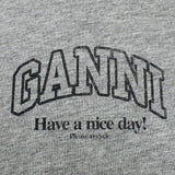 GANNI A1050057 920 PALOMA XS S M L XL ガニー Tシャツ 半袖 ロゴ プリント おしゃれ ウィメンズ レディース パロマ