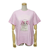 GANNI A1050062 868 CHALK PINK XS S M L ガニー Tシャツ 半袖 ロゴ プリント おしゃれ ウィメンズ レディース チョークピンク