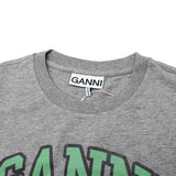 GANNI A1050070 920 PALOMA XS S M L ガニー Tシャツ 半袖 ロゴ テディ プリント おしゃれ ウィメンズ レディース パロマ