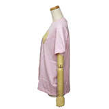 GANNI A1050074 868 CHALK PINK S M L ガニー Tシャツ 半袖 ロゴ テディ プリント おしゃれ ウィメンズ レディース チョークピンク