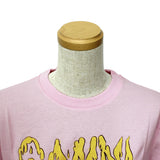 GANNI A1050074 868 CHALK PINK S M L ガニー Tシャツ 半袖 ロゴ テディ プリント おしゃれ ウィメンズ レディース チョークピンク