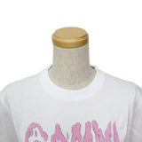 GANNI A1050075 151 BRIGHT WHITE XS S M L ガニー Tシャツ 半袖 ロゴ プリント カットソー おしゃれ ウィメンズ レディース ブライト ホワイト