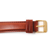 ALLY DENOVO AF5001.4 HERITAGE SMALL QUARTZ ANALOG WATCH WHITE BROWN アリーデノヴォ ヘリテージ スモール セコンド 腕時計 アナログ クォーツ 電池式 ウォッチ 36mm メンズ レディース ホワイト ブラウン
