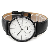 ALLY DENOVO AF5001.5 HERITAGE SMALL QUARTZ ANALOG WATCH WHITE BLACK アリーデノヴォ ヘリテージ スモール セコンド 腕時計 アナログ クォーツ 電池式 ウォッチ 36mm メンズ レディース ホワイト ブラック