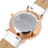 ALLY DENOVO AF5003.10 GAIA PEARL QUARTZ ANALOG WATCH WHITE アリーデノヴォ ガイアパール 腕時計 アナログ クォーツ 電池式 ウォッチ 36mm メンズ レディース ホワイトパール ホワイト