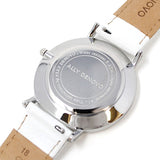 ALLY DENOVO AF5003.6 GAIA PEARL QUARTZ ANALOG WATCH WHITE アリーデノヴォ ガイアパール 腕時計 アナログ クォーツ 電池式 ウォッチ 36mm メンズ レディース ホワイトパール ホワイト