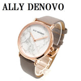ALLY DENOVO AF5005.7 CARRARA MARBLE QUARTZ ANALOG WATCH WHITEMARBLE GREY アリーデノヴォ カララマーブル 腕時計 アナログ クォーツ 電池式 ウォッチ 36mm メンズ レディース ホワイトマーブル グレー