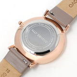 ALLY DENOVO AF5005.7 CARRARA MARBLE QUARTZ ANALOG WATCH WHITEMARBLE GREY アリーデノヴォ カララマーブル 腕時計 アナログ クォーツ 電池式 ウォッチ 36mm メンズ レディース ホワイトマーブル グレー