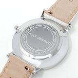 ALLY DENOVO AF5006.1 NEW VINTAGE DENIM QUARTZ ANALOG WATCH WHITE アリーデノヴォ ニューヴィンテージ デニム 腕時計 アナログ クォーツ 電池式 ウォッチ 36mm メンズ レディース ホワイト