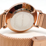 ALLY DENOVO AF5014.4 NEW VINTAGE MESH QUARTZ ANALOG WATCH WHITE ROSEGOLD アリーデノヴォ ニューヴィンテージ メッシュ 腕時計 アナログ クォーツ 電池式 ウォッチ 36mm メンズ レディース ホワイト ローズゴールド