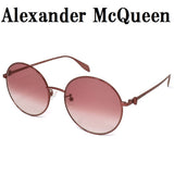 日本正規品 Alexander McQueen SUNGLASSES ASIAN FIT AM0275S 003 RED アレキサンダー マックイーン サングラス アジアンフィット UVカット 紫外線カット スカル レディース レッド