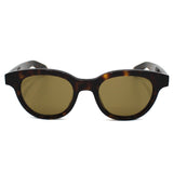 日本正規品 Alexander McQueen SUNGLASSES ASIAN FIT AM0383S 003 BROWN HAVANA アレキサンダー マックイーン サングラス アジアンフィット UVカット 紫外線カット メンズ レディース ブラウン ハバナ