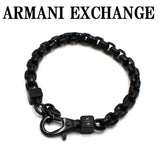ARMANI EXCHANGE BRACERET AX G0047001 BLACK アルマーニ エクスチェンジ ブレスレット アクセサリー 腕輪 おしゃれ メンズ ブラック