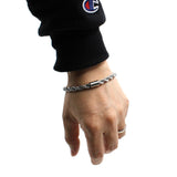 ARMANI EXCHANGE BRACERET AX G0123040 SILVER アルマーニ エクスチェンジ ブレスレット アクセサリー 腕輪 おしゃれ メンズ シルバー