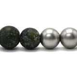ARMANI EXCHANGE NECKLACE AXG0140040 NLP NLC SILVER BLACK GREEN アルマーニ エクスチェンジ ネックレス ペンダント アクセサリー おしゃれ メンズ マットシルバー ブラック グリーン