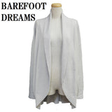 BAREFOOT DREAMS COZYCHIC LITE CIRCLE CARDI B423 37 SILVER S M L ベアフットドリームズ サークル カーディガン ショール ブランケット レディース シルバー