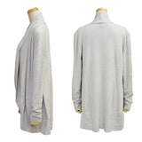 BAREFOOT DREAMS COZYCHIC LITE CIRCLE CARDI B423 37 SILVER S M L ベアフットドリームズ サークル カーディガン ショール ブランケット レディース シルバー