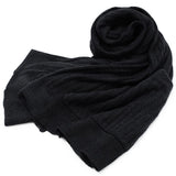 BAREFOOT DREAMS TRAVEL SHAWL COZYCHIC LITE B460 15 BLACK ベアフットドリームズ トラベル ショール ブランケット レディース ブラック