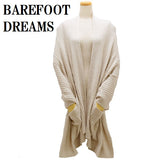 BAREFOOT DREAMS TRAVEL SHAWL COZYCHIC LITE B460 150 BISQUE ベアフットドリームズ トラベル ショール ブランケット レディース ビスク