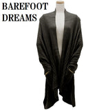 BAREFOOT DREAMS TRAVEL SHAWL COZYCHIC LITE B460 92 CARBON ベアフットドリームズ トラベル ショール ブランケット レディース カーボン