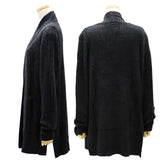 BAREFOOT DREAMS COZYCHIC LITE MONTECITO CARDI B494 15 BLACK XS S M L ベアフットドリームズ モンテシート カーディガン ショール ルームウエア 部屋着 レディース ブラック
