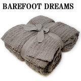 BAREFOOT DREAMS COZYCHIC RIBBED THROW B542 14 CHARCOAL ベアフットドリームズ シングル ブランケット 毛布 ひざ掛け レディース メンズ チャコール