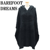 BAREFOOT DREAMS B545 15 00 BLACK ベアフットドリームズ ルームウエア 部屋着 ショール ストール ポンチョ ケープ 着る毛布 おしゃれ レディース ブラック