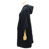 BAREFOOT DREAMS B545 15 00 BLACK ベアフットドリームズ ルームウエア 部屋着 ショール ストール ポンチョ ケープ 着る毛布 おしゃれ レディース ブラック