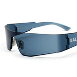 日本正規品 BALENCIAGA SUNGLASSES BB0041S 014 BLUE CLEAR バレンシアガ サングラス ノーズパッド UVカット 紫外線カット メンズ レディース ブルー クリア