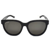 【訳あり】日本正規品 BALENCIAGA SUNGLASSES BB0077SK 001 B GREY BLACK バレンシアガ サングラス アジアンフィット UVカット メンズ レディース グレー ブラック