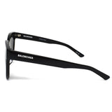 【訳あり】日本正規品 BALENCIAGA SUNGLASSES BB0077SK 001 B GREY BLACK バレンシアガ サングラス アジアンフィット UVカット メンズ レディース グレー ブラック