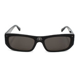 日本正規品 BALENCIAGA SUNGLASSES GLOBAL FIT BB0080S 001 GREY BLACK バレンシアガ サングラス グローバルフィット UVカット 紫外線カット メンズ レディース グレー ブラック