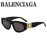 日本正規品 BALENCIAGA SUNGLASSES GLOBAL FIT BB0095S 001 GREY BLACK バレンシアガ サングラス グローバルフィット UVカット 紫外線カット メンズ レディース グレー ブラック